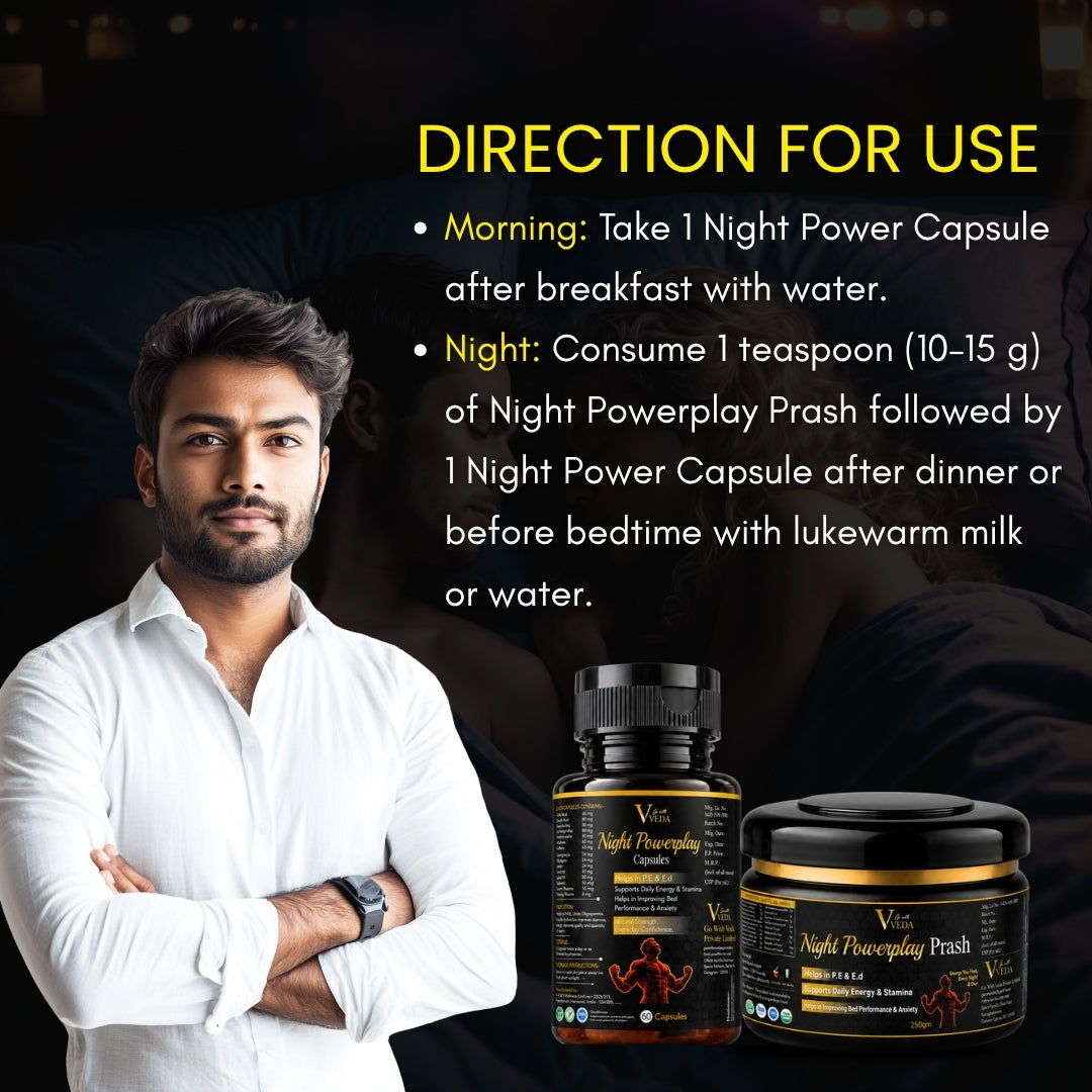Night Power Play Kit | Daily Men Vitality And Strength Support