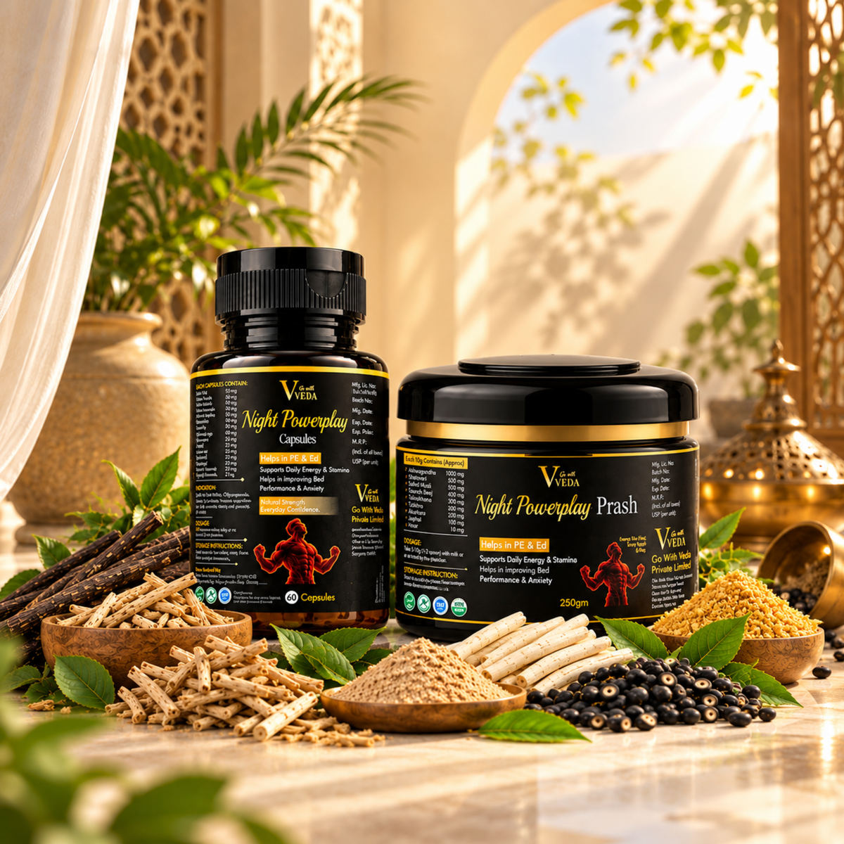 Night Power Play Kit | Daily Men Vitality And Strength Support